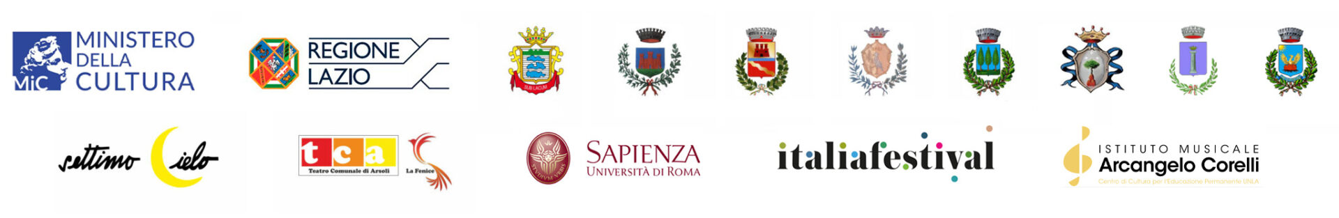 Loghi partner del Teatro Effimero