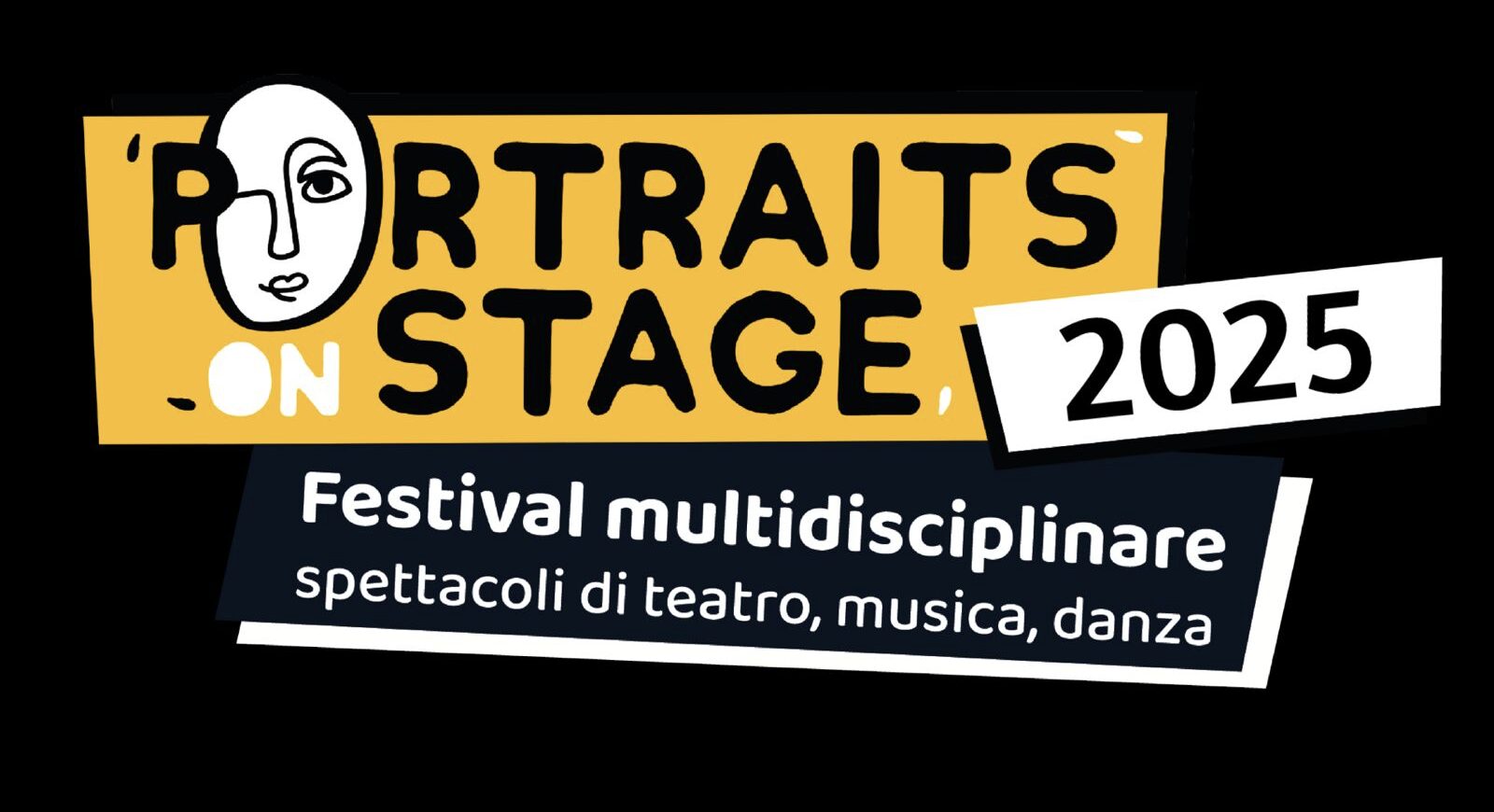 logo festival portraits on stage 2025
