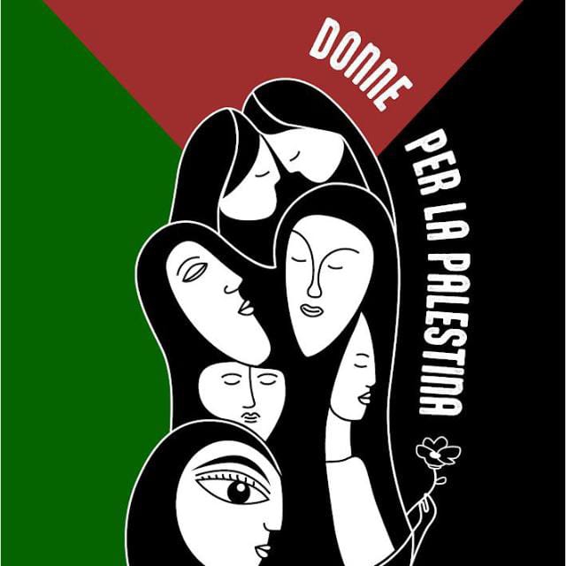 logo donne per la palestina